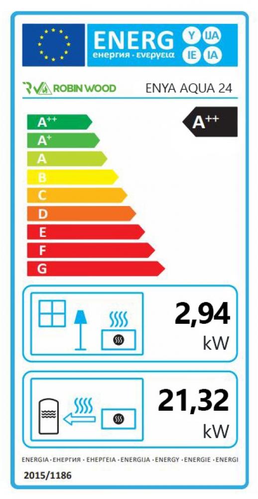 RobinWood Pelletkaminofen wasserführend Enya Aqua Beige 12-30 kW<br>(Variante: 24 kW) RobinWood Pelletkaminofen wasserführend Enya Aqua Beige 12-30 kW<br>(Variante: 24 kW)